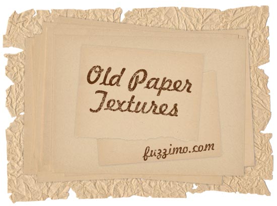 Aged paper, Textures